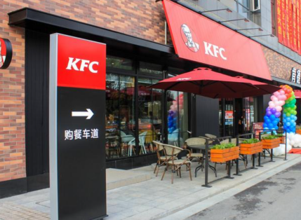 肯德基的箭头指示，青岛营销推广