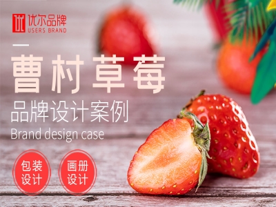 食品行业,曹村,草莓,-包装,画册设计